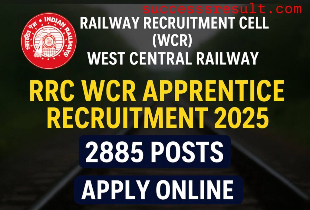 RRC WCR Apprentice Recruitment 2025