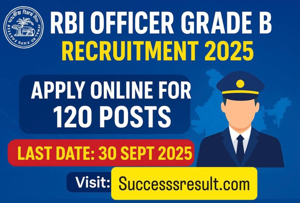 RBI Officer Grade B Recruitment 2025