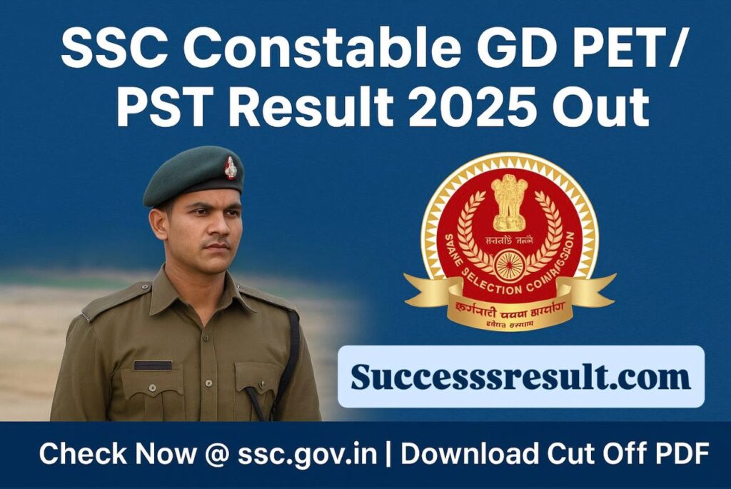SSC Constable GD 2024 PET/PST Result 2025